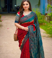 4310 - Premium Silk Batik Saree Code