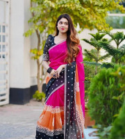 Premium Chandery Silk Saree Code - 4312