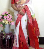 Dupian Silk Saree Block Printed DS-410